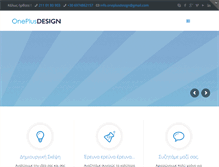 Tablet Screenshot of oneplusdesign.com